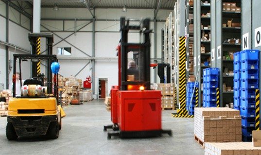 forklifts action